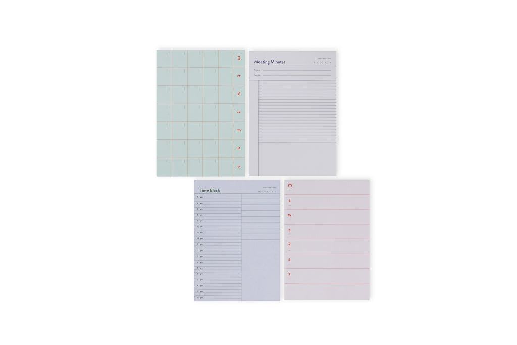 Undated Tearable Notepads